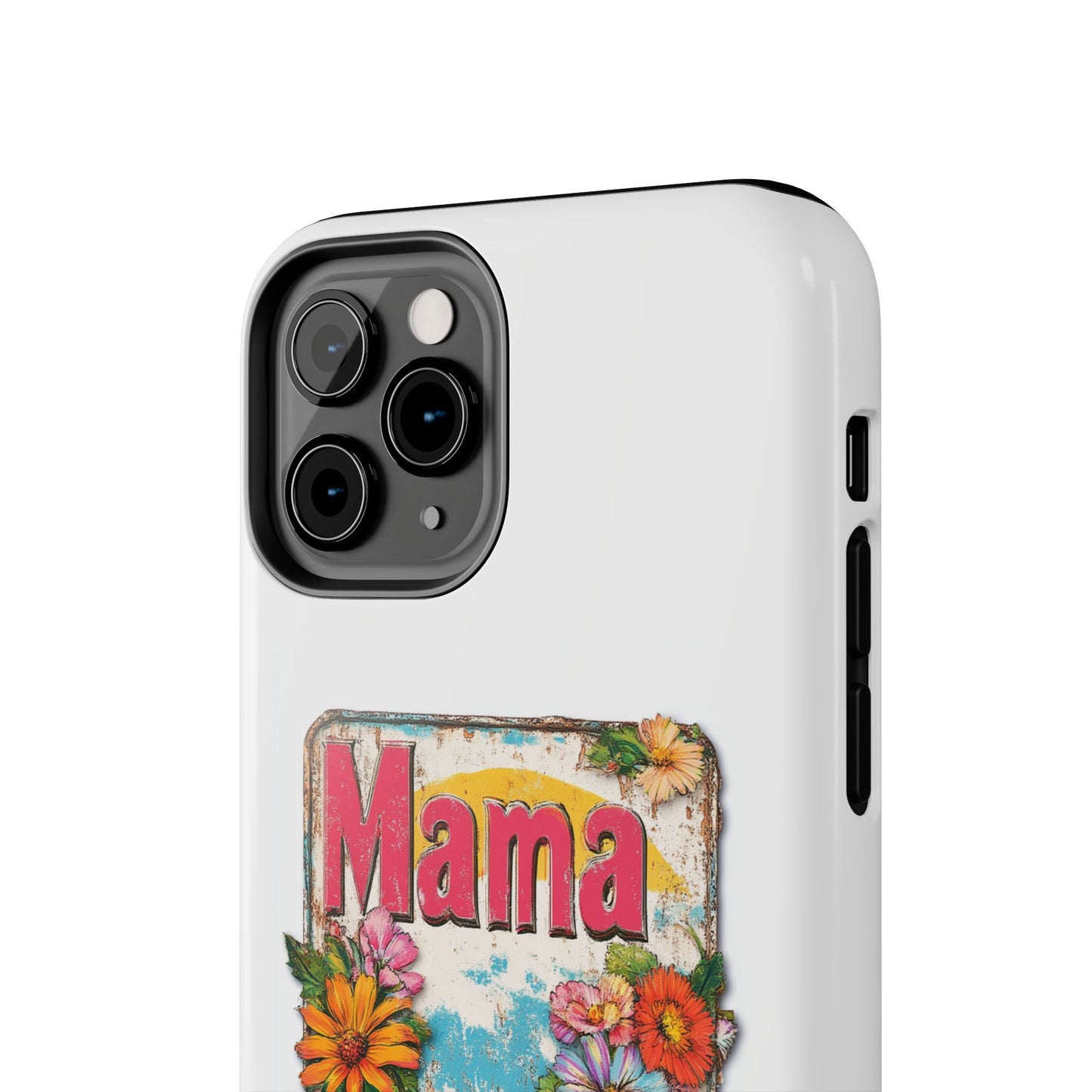 Retro Mama T-Shirt – 70's Style Mother's Day Gift Hard Phone Case For Men and Women