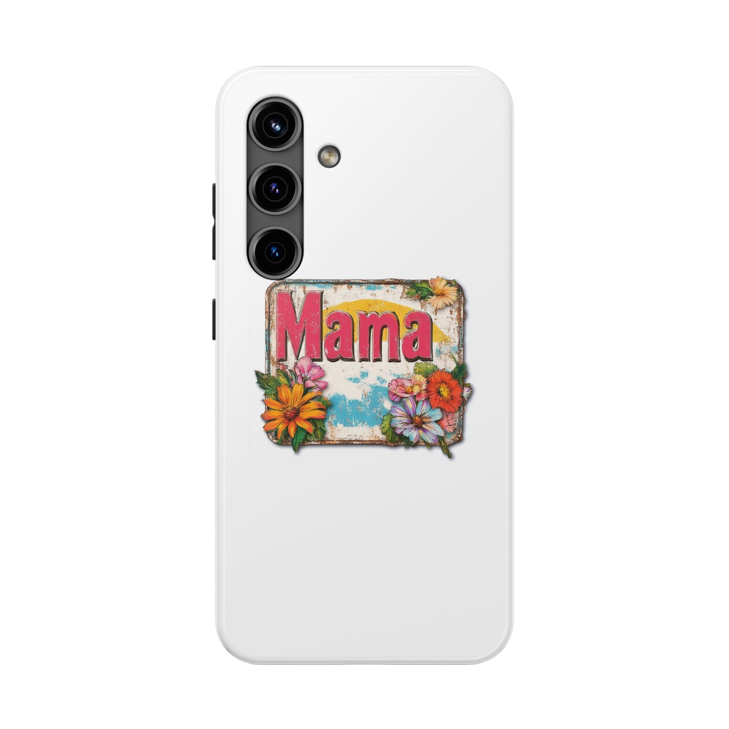 Retro Mama T-Shirt – 70's Style Mother's Day Gift Hard Phone Case For Men and Women