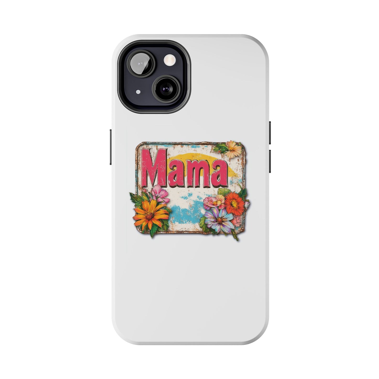 Retro Mama T-Shirt – 70's Style Mother's Day Gift Hard Phone Case For Men and Women