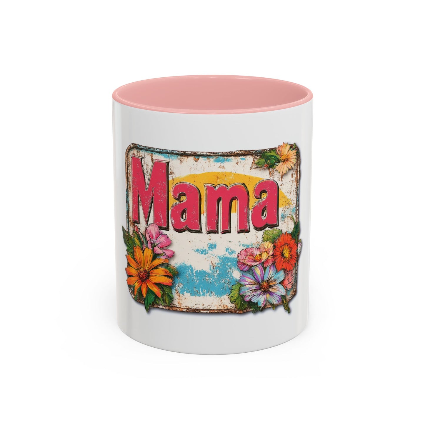 Retro Mama T-Shirt – 70's Style Mother's Day Gift Accent Mug For Men and Women