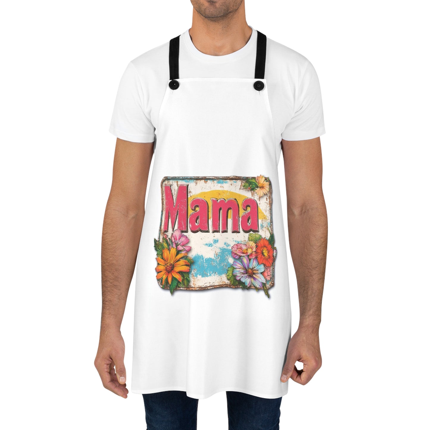 Retro Mama T-Shirt – 70's Style Mother's Day Gift Apron For Men and Women