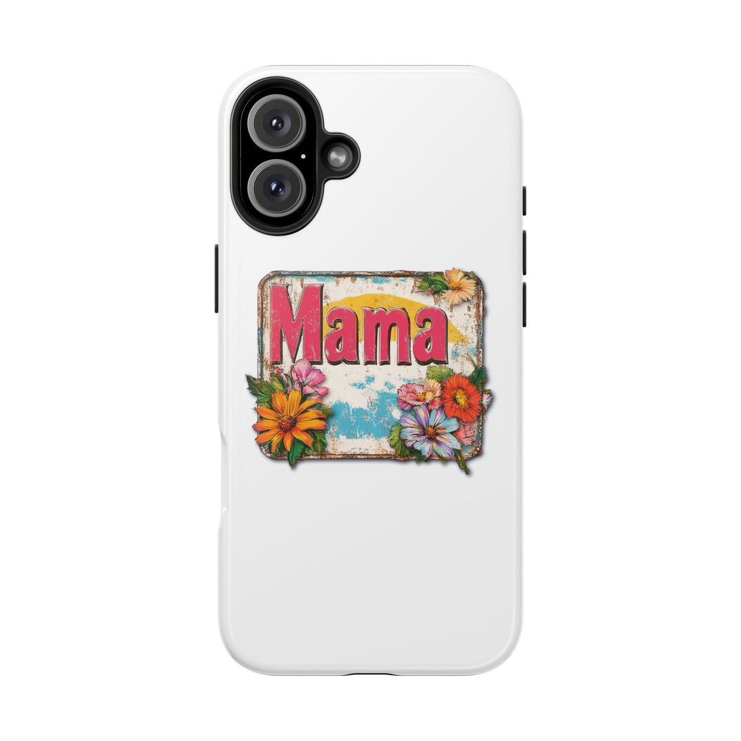 Retro Mama T-Shirt – 70's Style Mother's Day Gift Hard Phone Case For Men and Women
