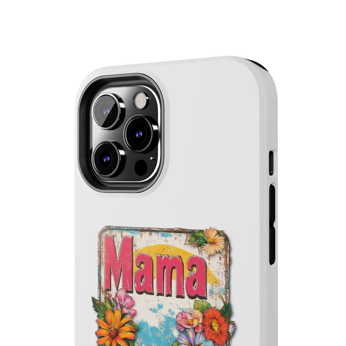 Retro Mama T-Shirt – 70's Style Mother's Day Gift Hard Phone Case For Men and Women