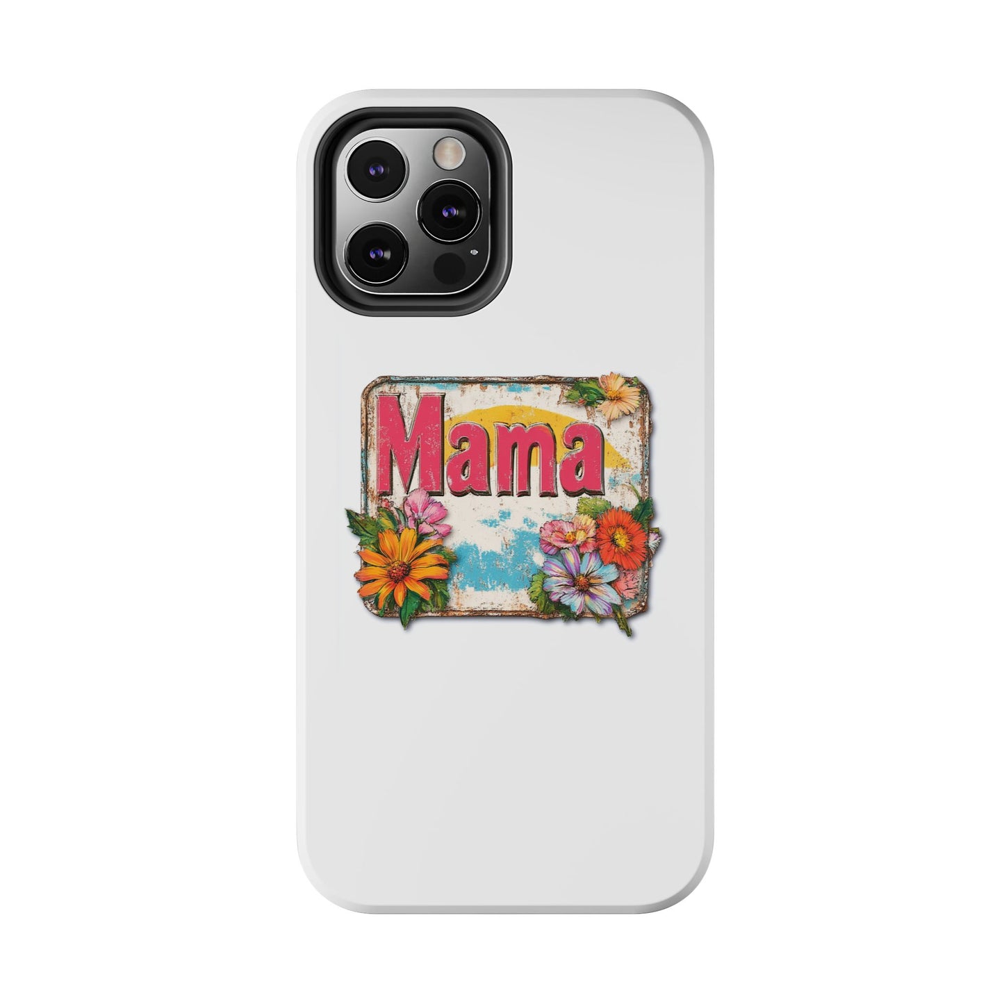Retro Mama T-Shirt – 70's Style Mother's Day Gift Hard Phone Case For Men and Women