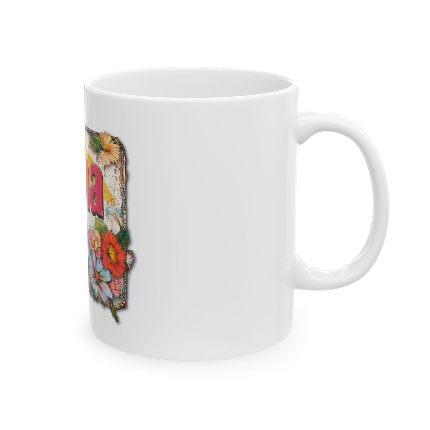 Retro Mama T-Shirt – 70's Style Mother's Day Gift Ceramic Mug For Men and Women