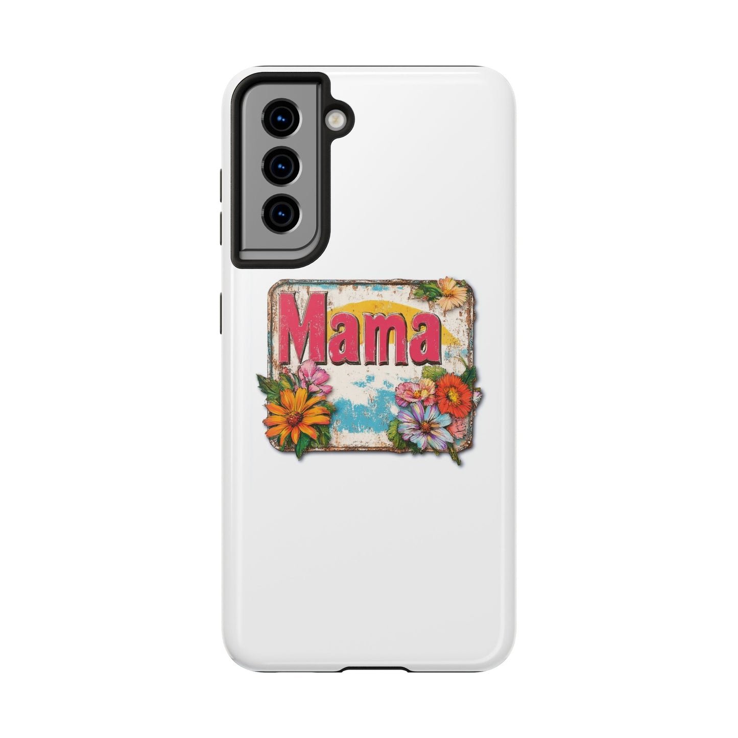 Retro Mama T-Shirt – 70's Style Mother's Day Gift Hard Phone Case For Men and Women