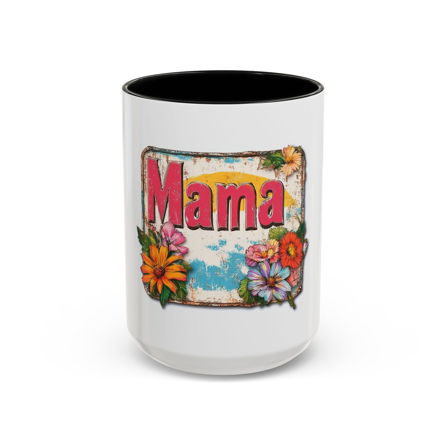 Retro Mama T-Shirt – 70's Style Mother's Day Gift Accent Mug For Men and Women