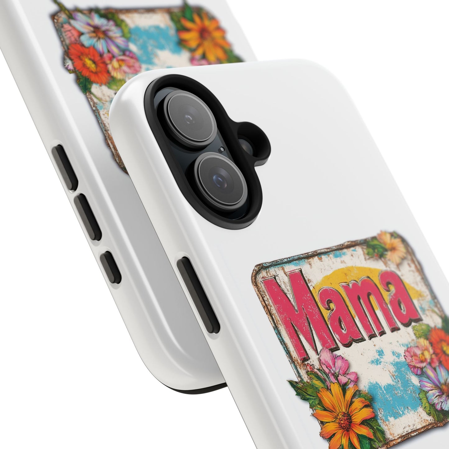 Retro Mama T-Shirt – 70's Style Mother's Day Gift Hard Phone Case For Men and Women