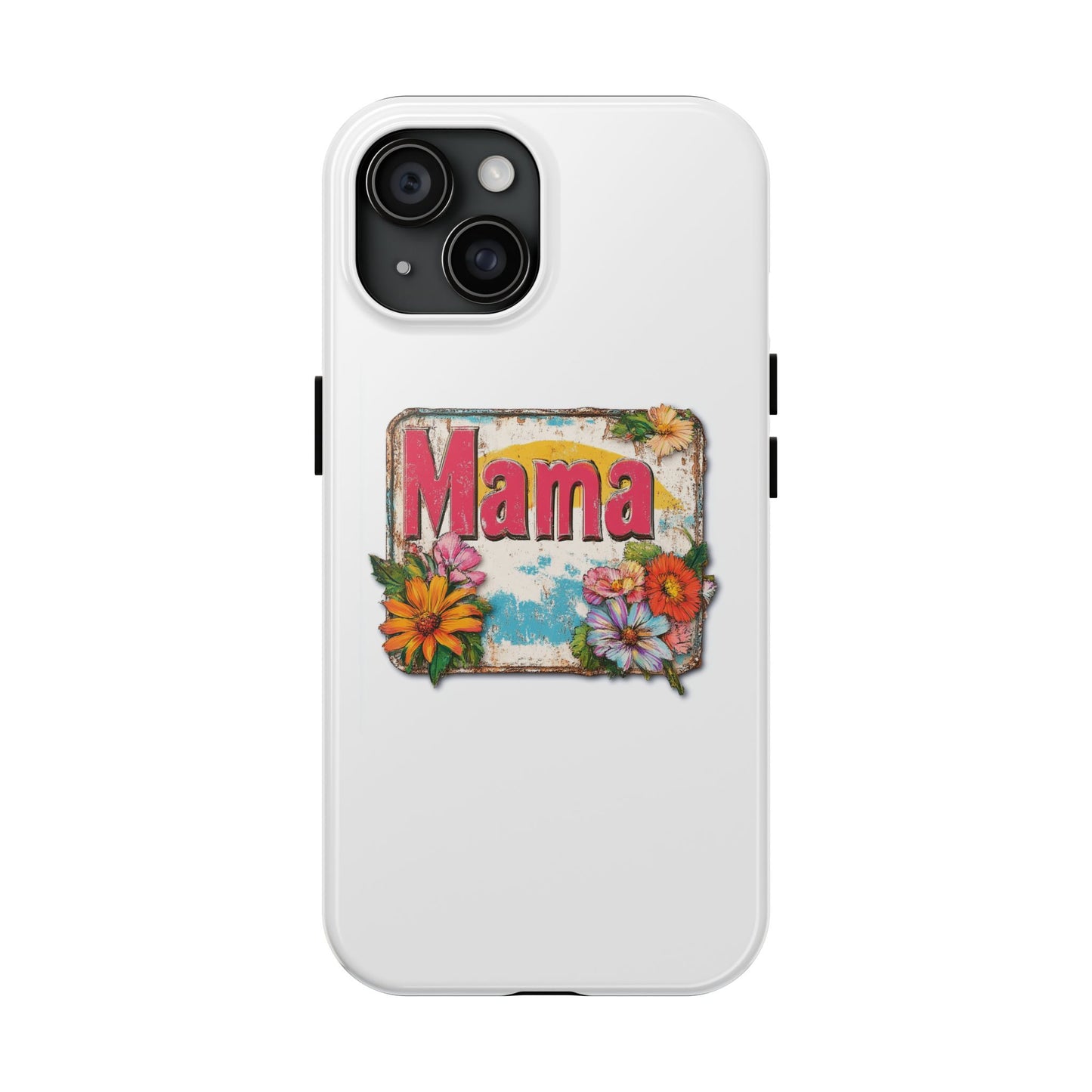 Retro Mama T-Shirt – 70's Style Mother's Day Gift Hard Phone Case For Men and Women