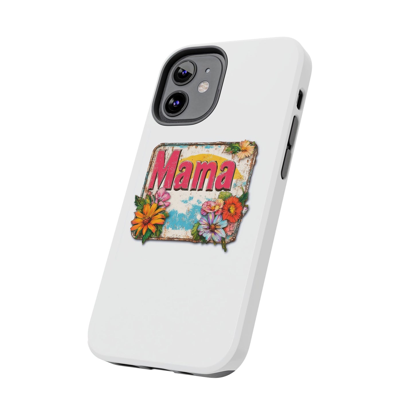 Retro Mama T-Shirt – 70's Style Mother's Day Gift Hard Phone Case For Men and Women