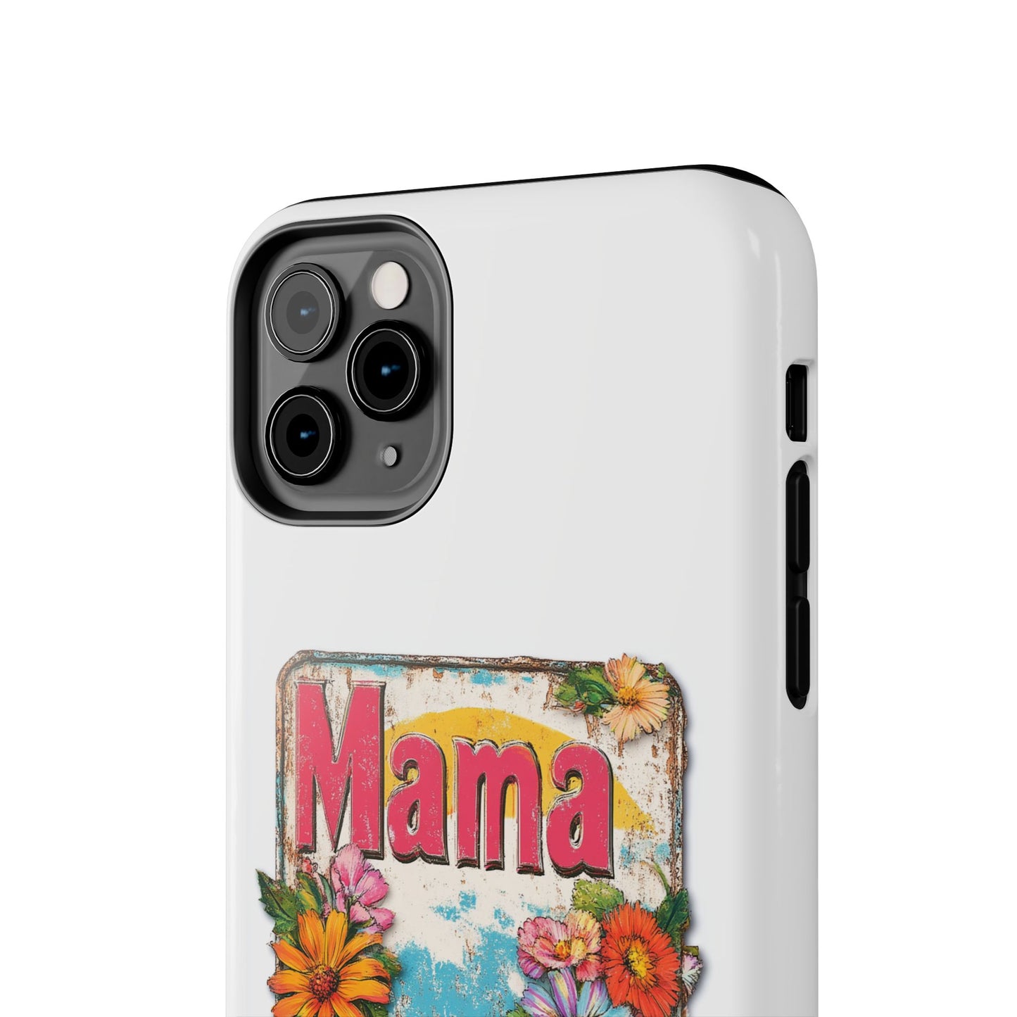 Retro Mama T-Shirt – 70's Style Mother's Day Gift Hard Phone Case For Men and Women