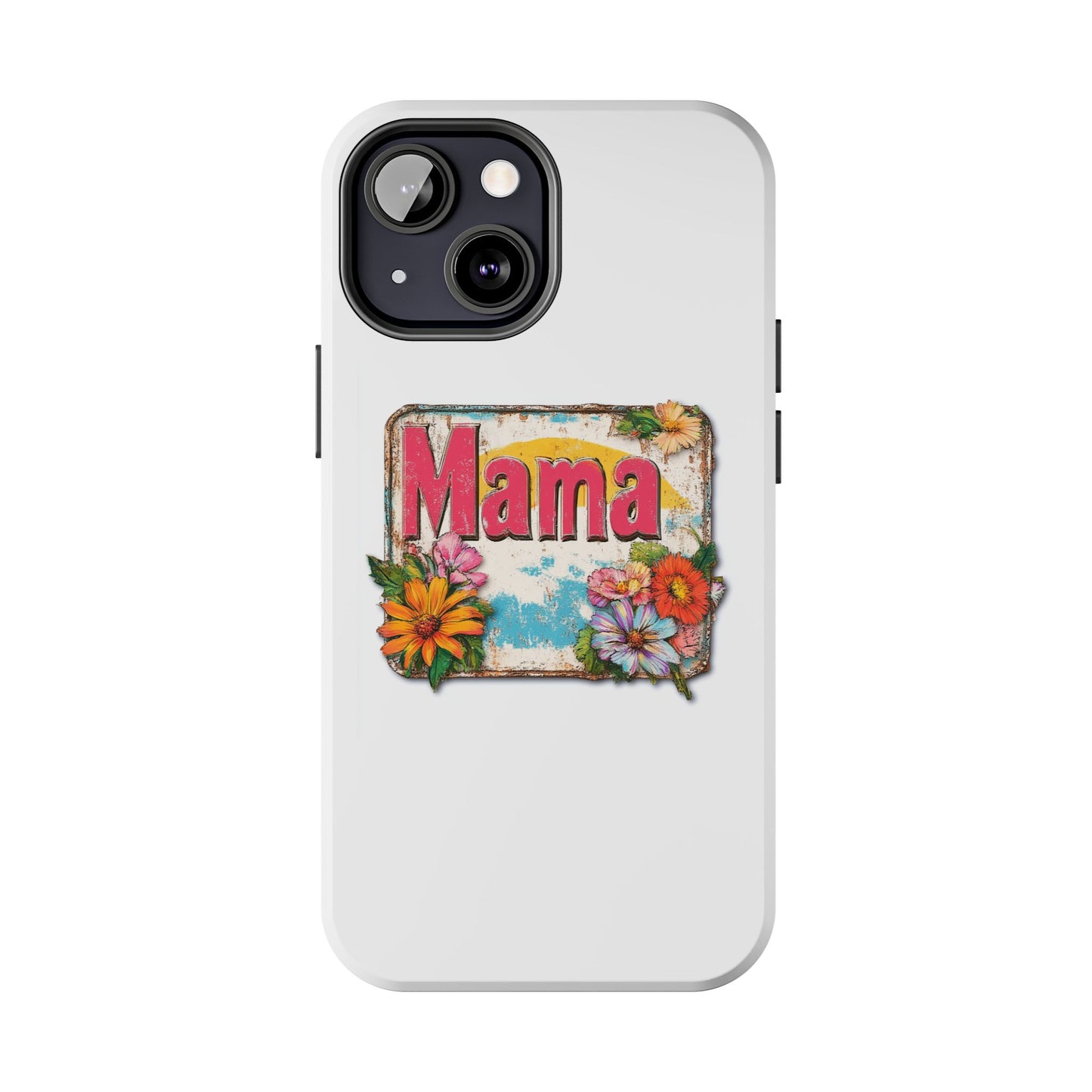 Retro Mama T-Shirt – 70's Style Mother's Day Gift Hard Phone Case For Men and Women