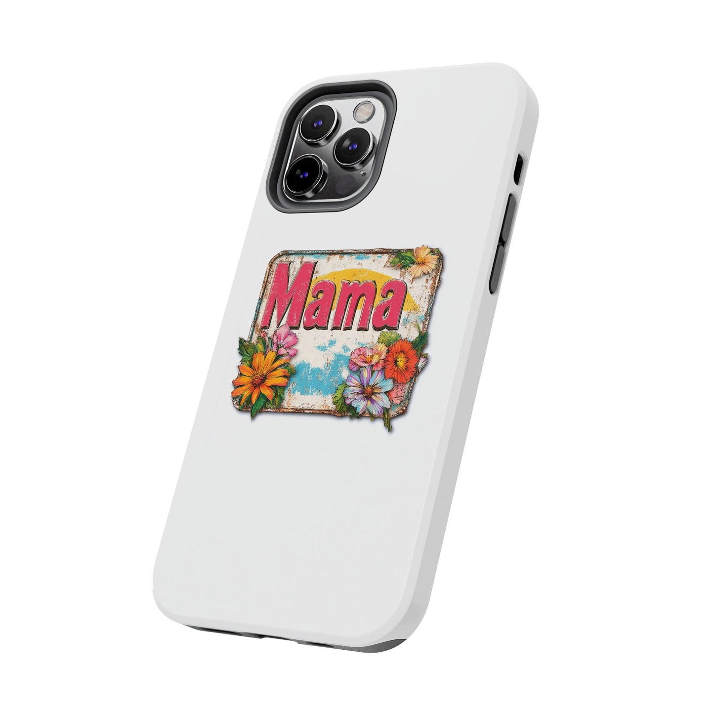 Retro Mama T-Shirt – 70's Style Mother's Day Gift Hard Phone Case For Men and Women