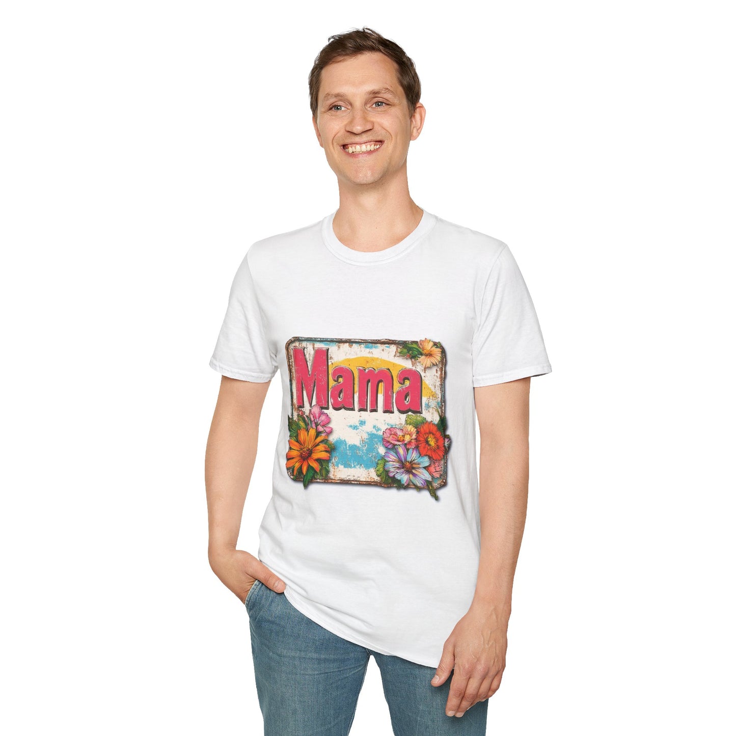 Retro Mama T-Shirt – 70's Style Mother's Day Gift T-Shirt For Men and Women