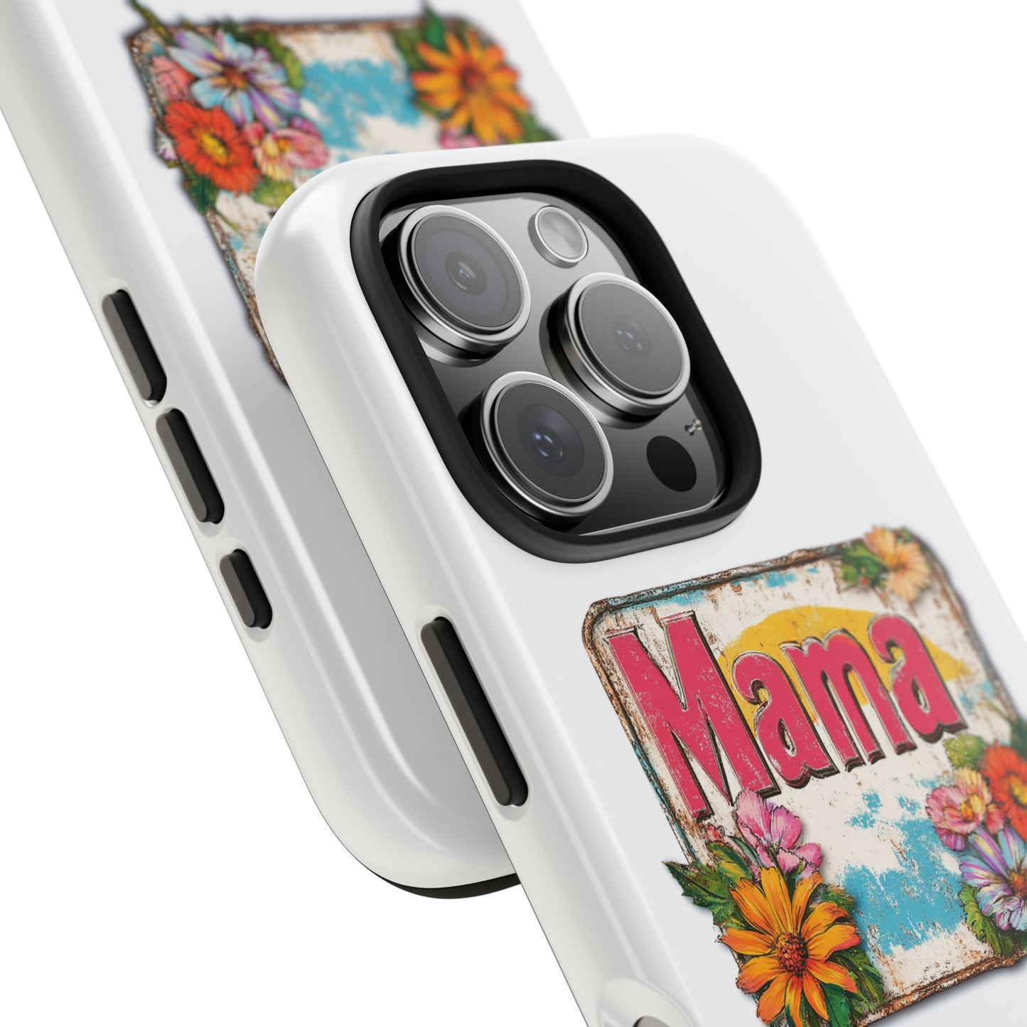 Retro Mama T-Shirt – 70's Style Mother's Day Gift Hard Phone Case For Men and Women
