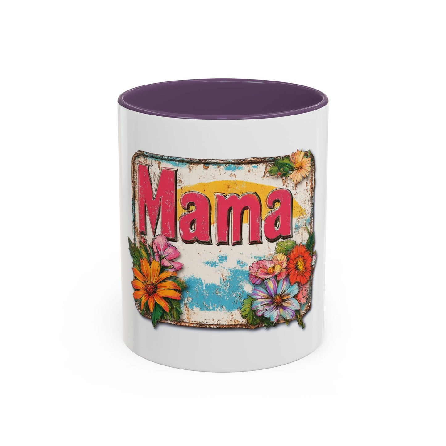 Retro Mama T-Shirt – 70's Style Mother's Day Gift Accent Mug For Men and Women