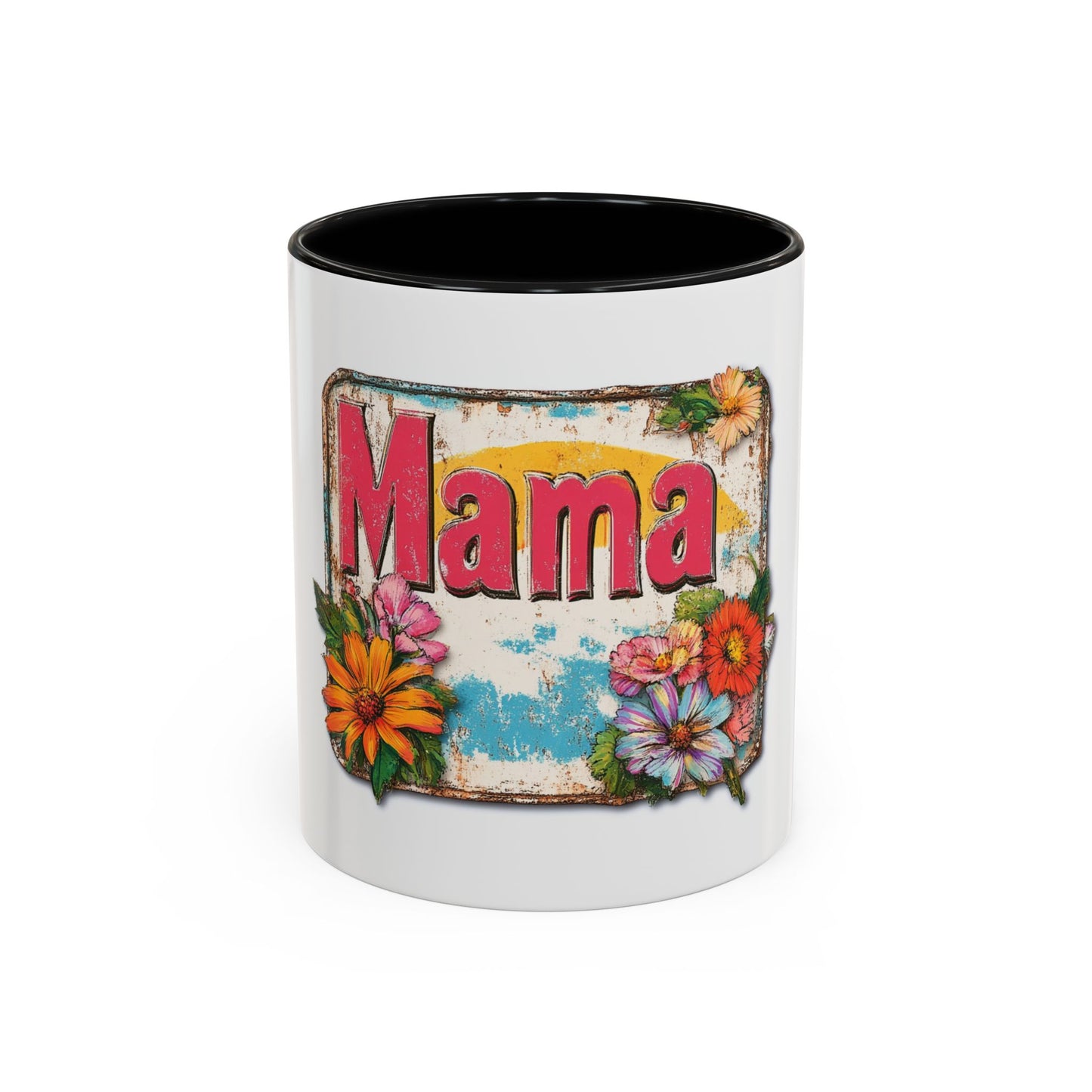 Retro Mama T-Shirt – 70's Style Mother's Day Gift Accent Mug For Men and Women