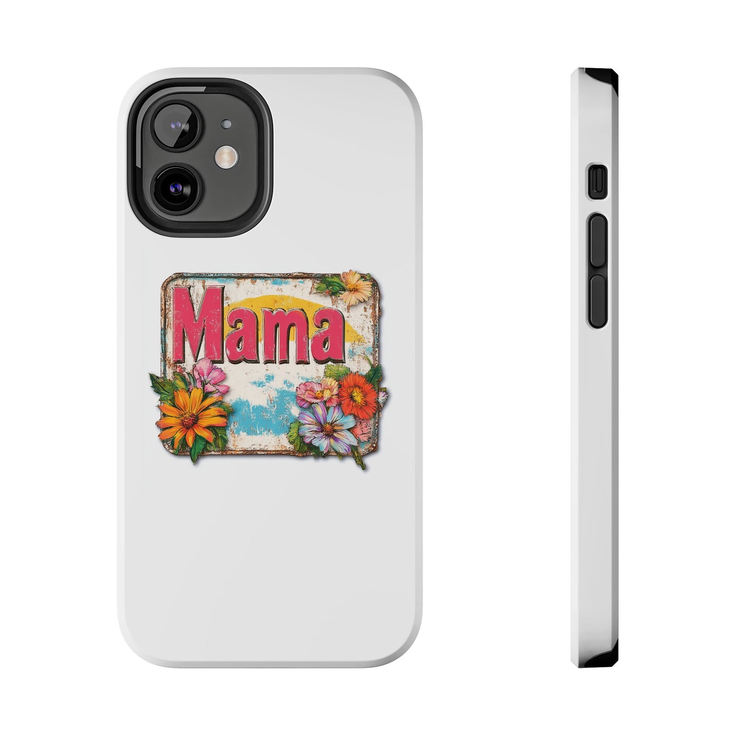Retro Mama T-Shirt – 70's Style Mother's Day Gift Hard Phone Case For Men and Women