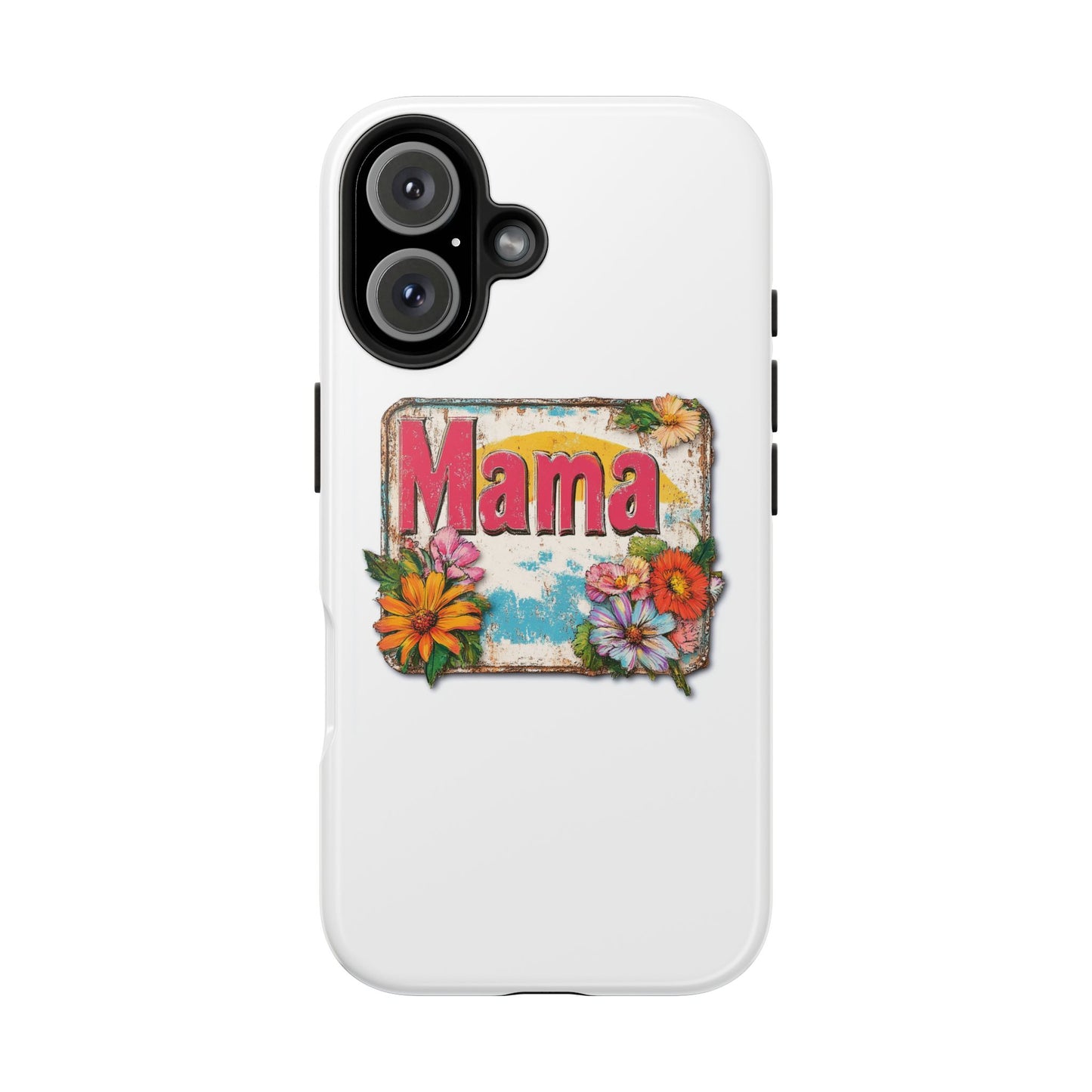 Retro Mama T-Shirt – 70's Style Mother's Day Gift Hard Phone Case For Men and Women