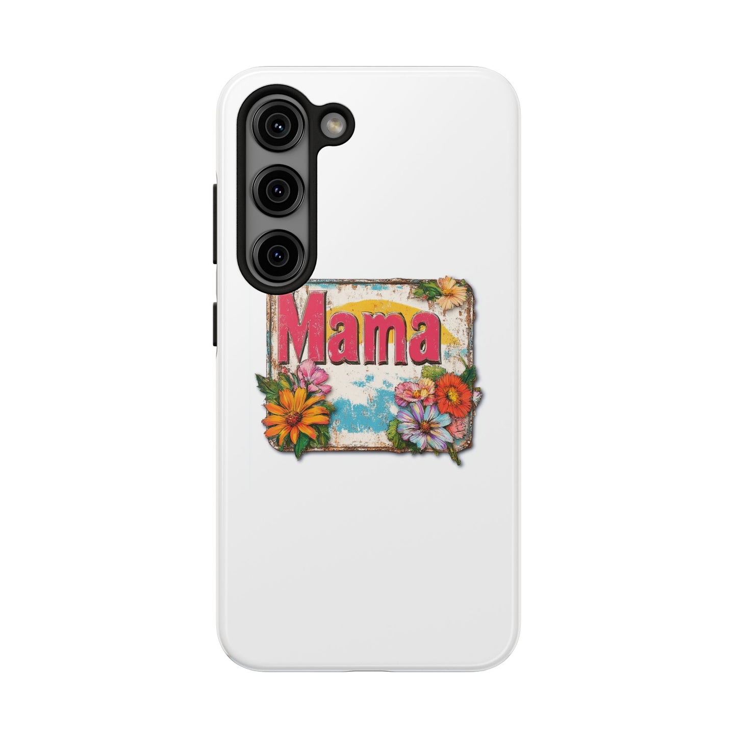 Retro Mama T-Shirt – 70's Style Mother's Day Gift Hard Phone Case For Men and Women