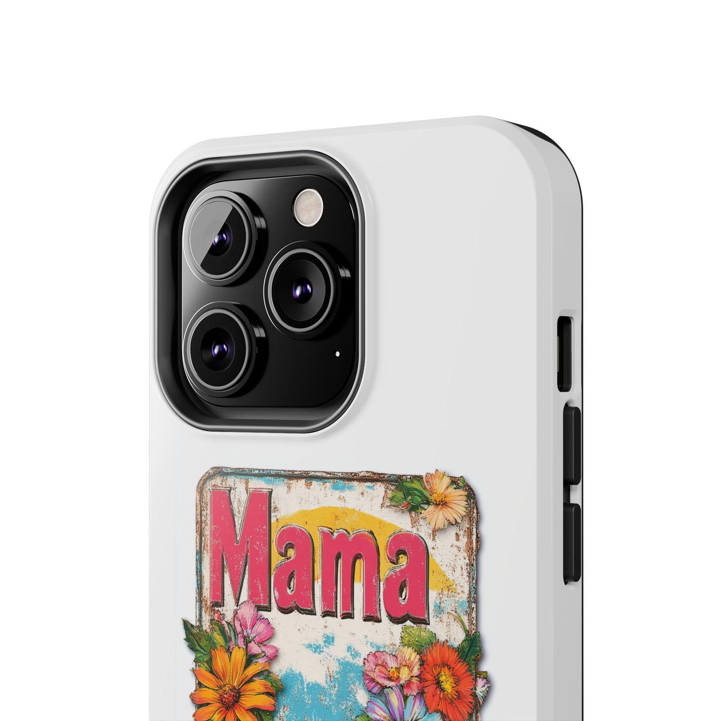 Retro Mama T-Shirt – 70's Style Mother's Day Gift Hard Phone Case For Men and Women