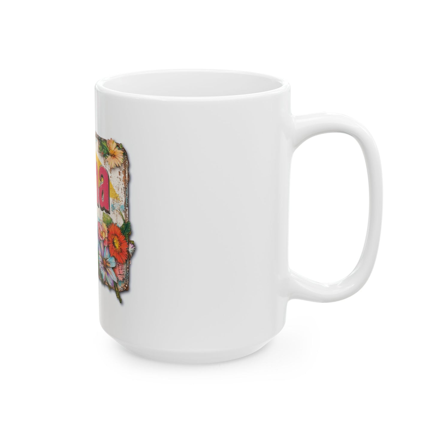 Retro Mama T-Shirt – 70's Style Mother's Day Gift Ceramic Mug For Men and Women