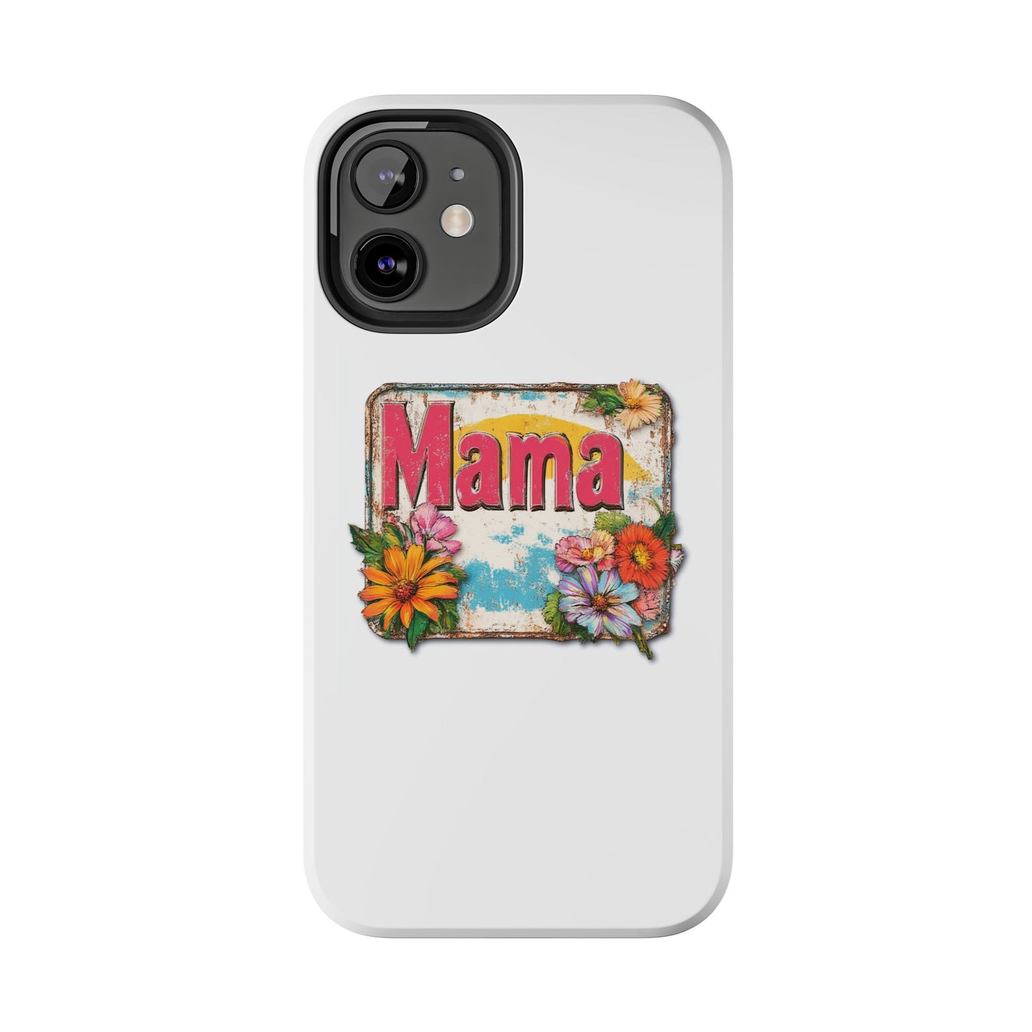 Retro Mama T-Shirt – 70's Style Mother's Day Gift Hard Phone Case For Men and Women