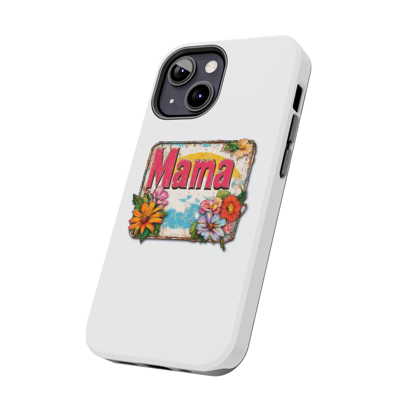 Retro Mama T-Shirt – 70's Style Mother's Day Gift Hard Phone Case For Men and Women