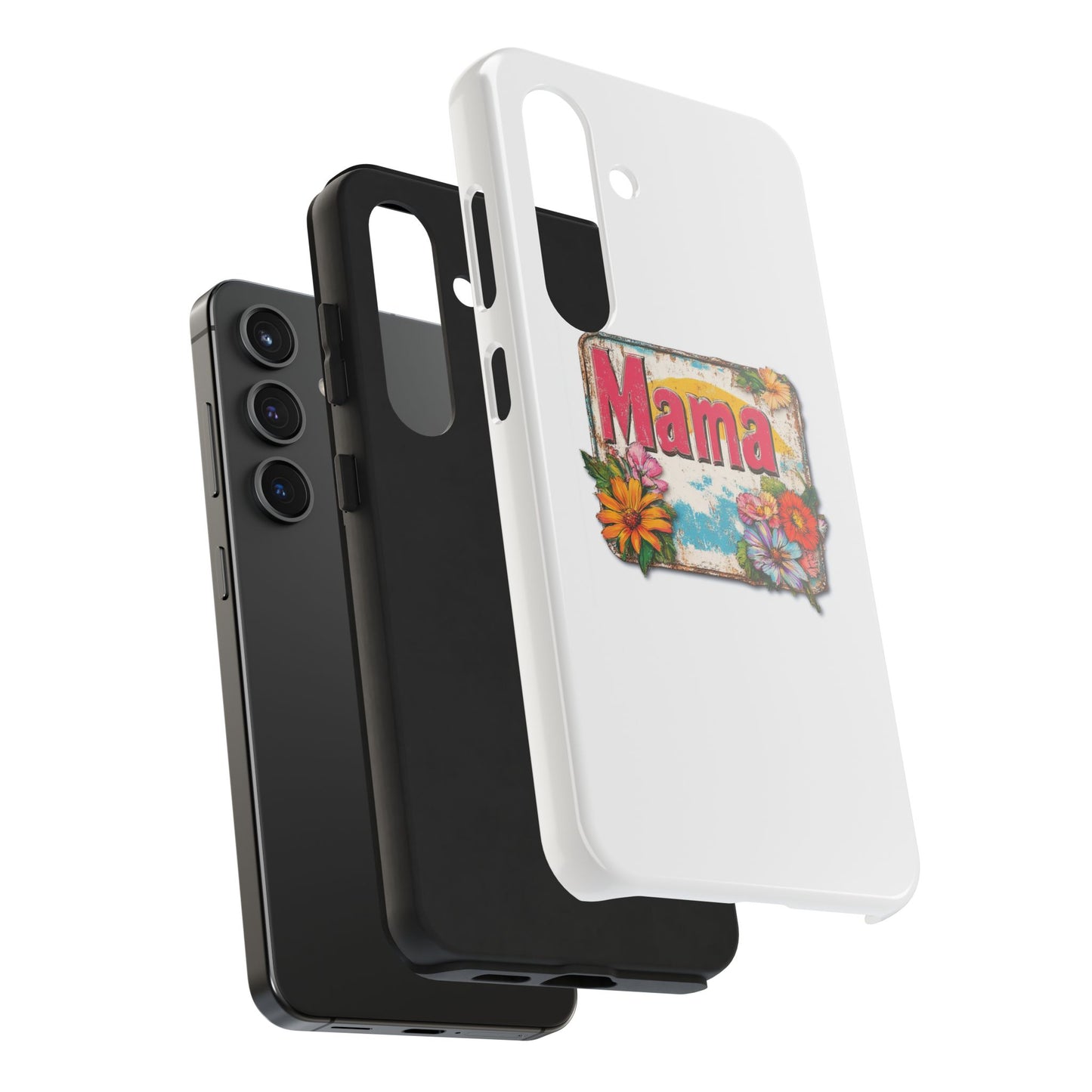 Retro Mama T-Shirt – 70's Style Mother's Day Gift Hard Phone Case For Men and Women
