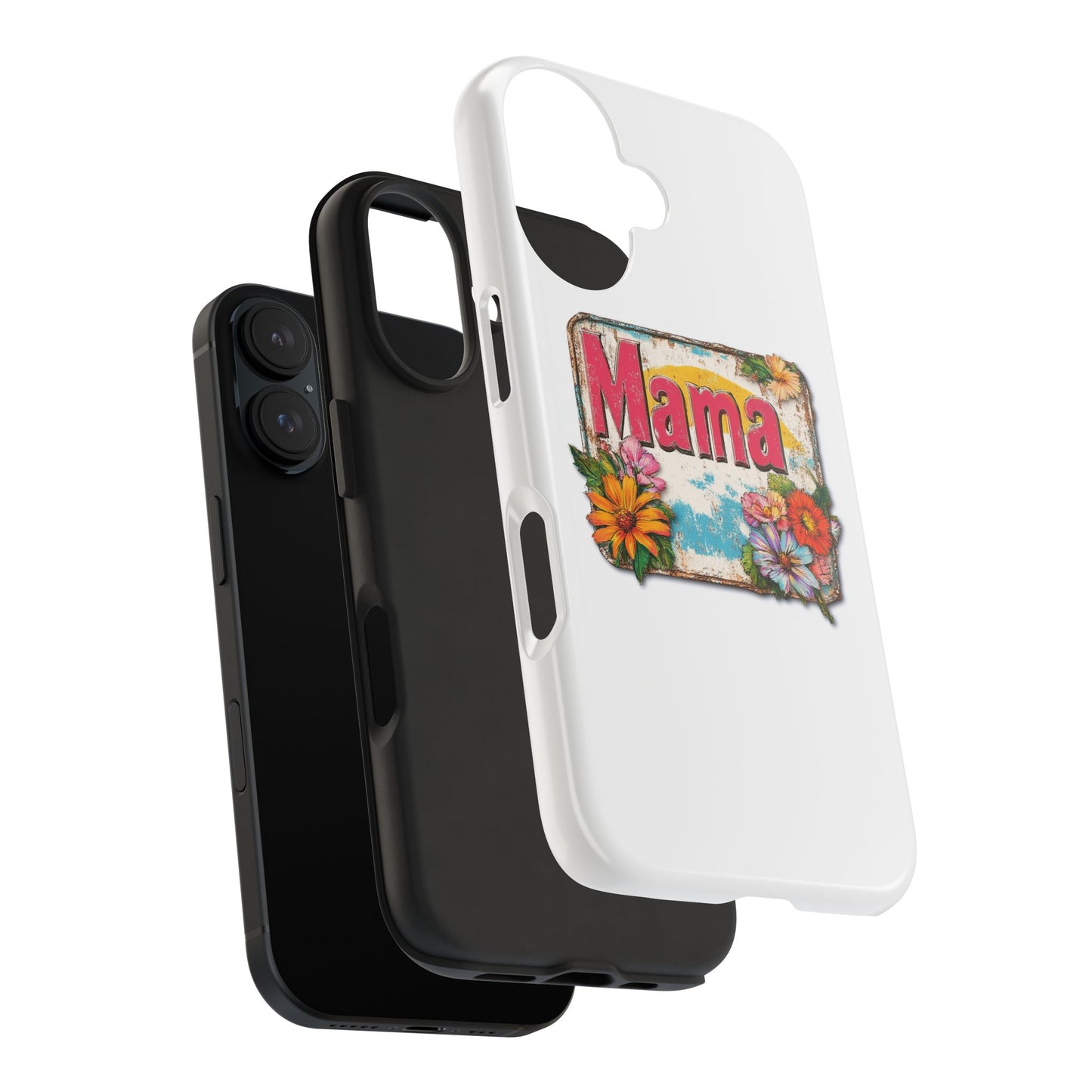 Retro Mama T-Shirt – 70's Style Mother's Day Gift Hard Phone Case For Men and Women