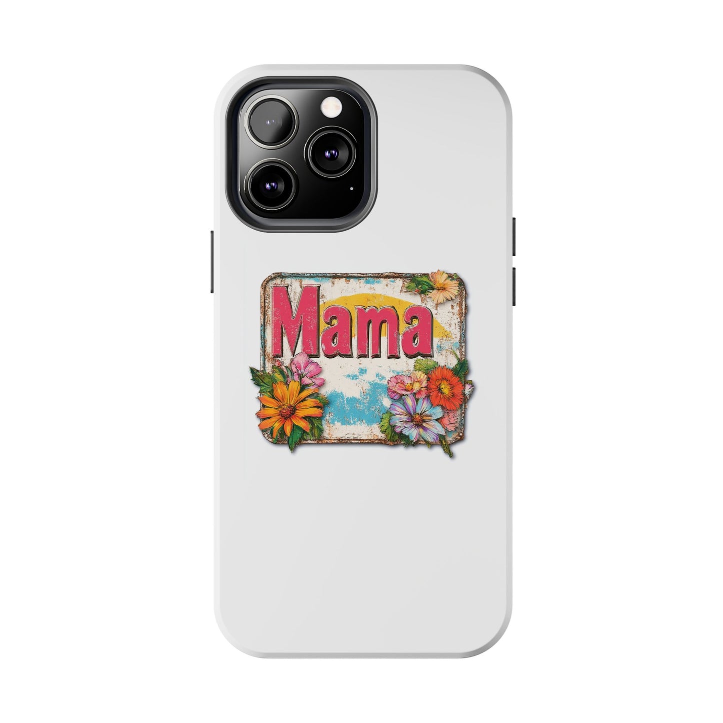 Retro Mama T-Shirt – 70's Style Mother's Day Gift Hard Phone Case For Men and Women