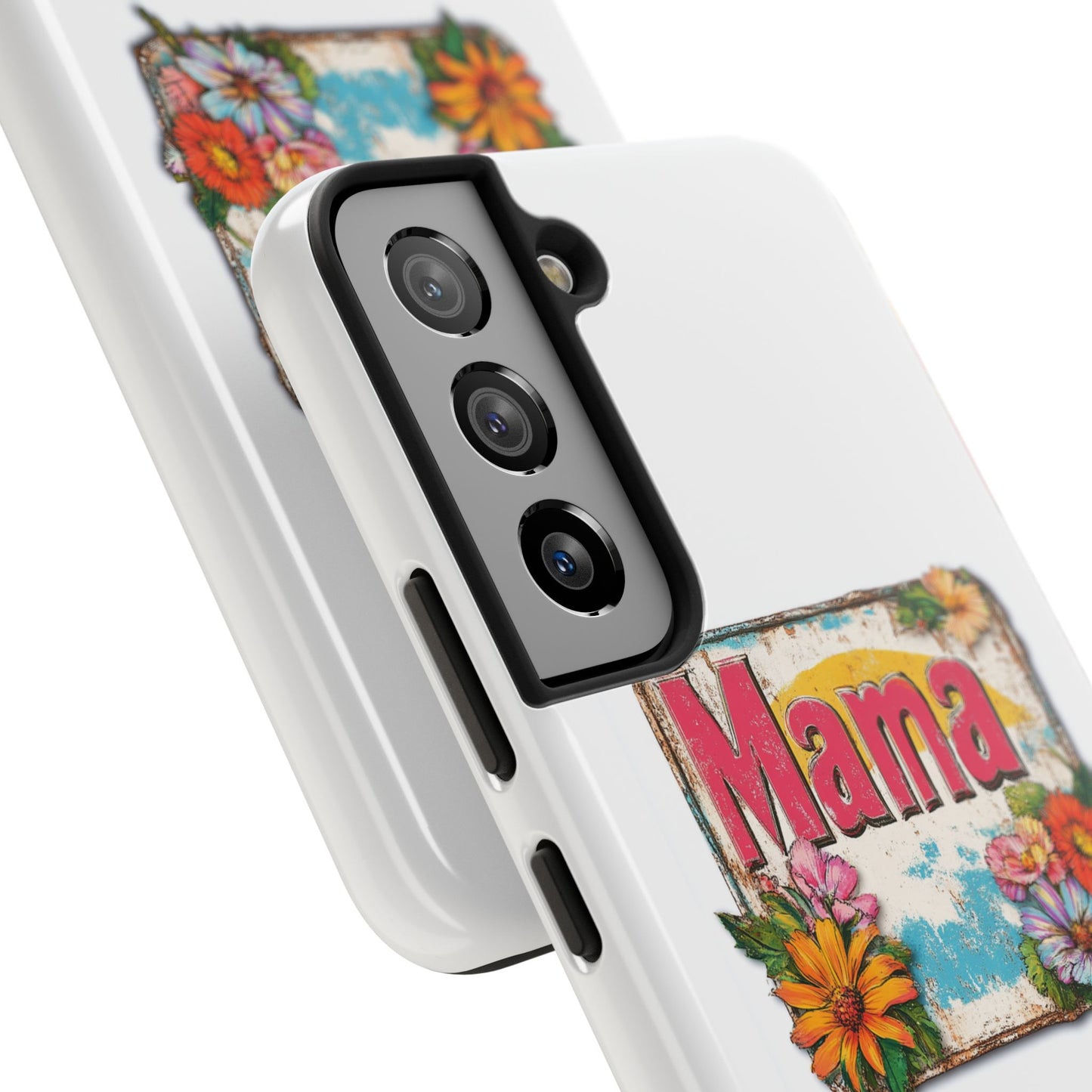 Retro Mama T-Shirt – 70's Style Mother's Day Gift Hard Phone Case For Men and Women