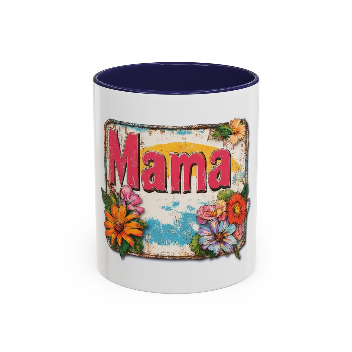 Retro Mama T-Shirt – 70's Style Mother's Day Gift Accent Mug For Men and Women