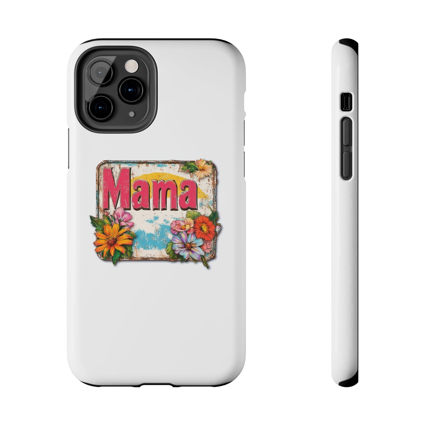 Retro Mama T-Shirt – 70's Style Mother's Day Gift Hard Phone Case For Men and Women