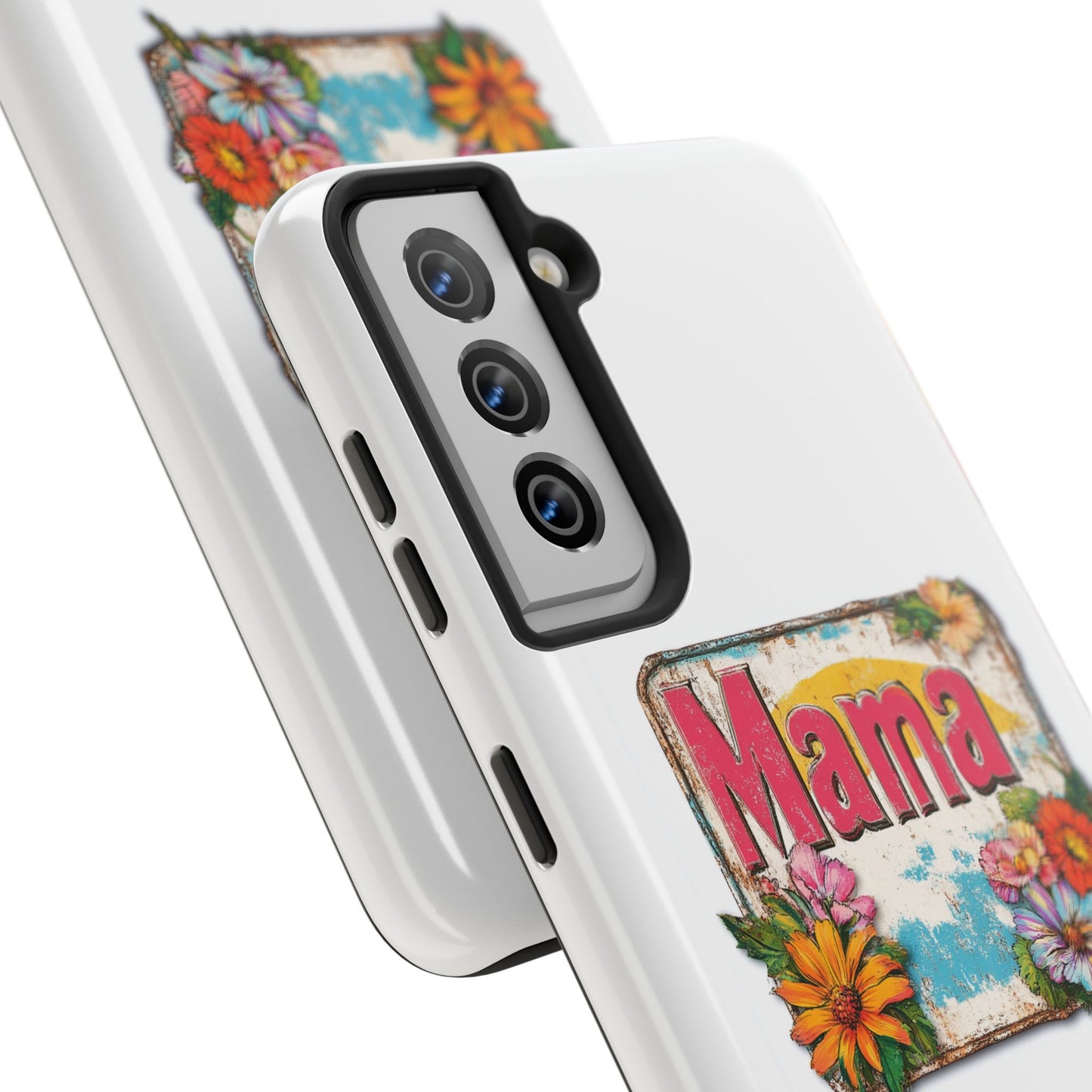 Retro Mama T-Shirt – 70's Style Mother's Day Gift Hard Phone Case For Men and Women