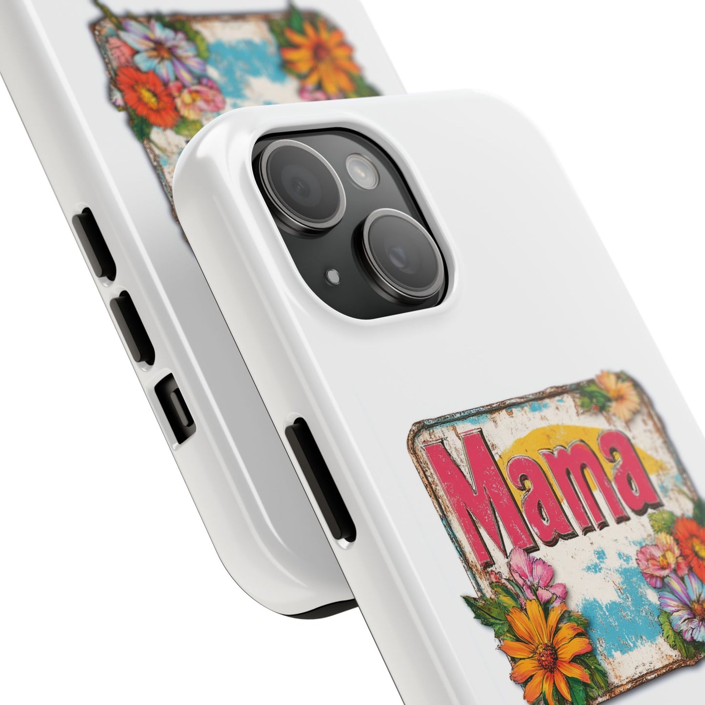 Retro Mama T-Shirt – 70's Style Mother's Day Gift Hard Phone Case For Men and Women