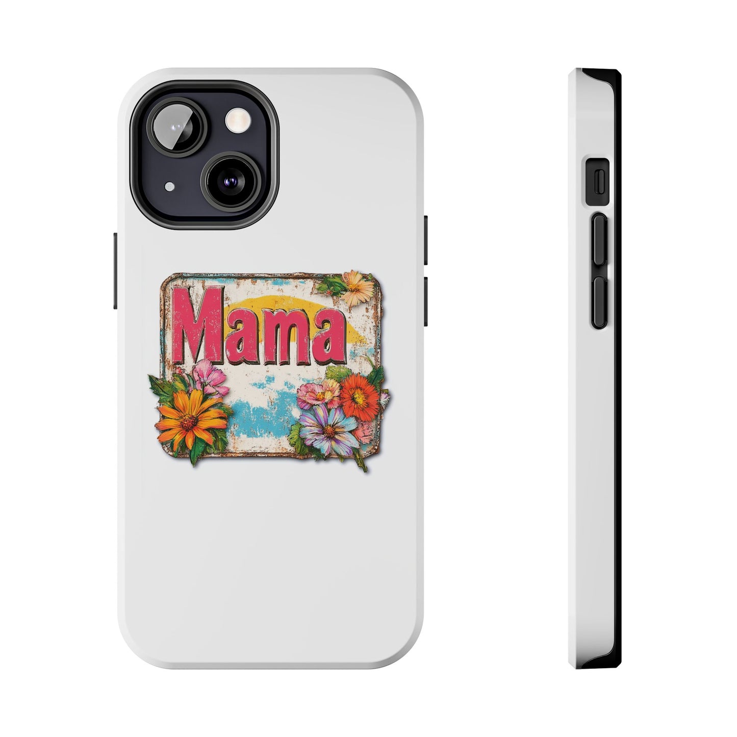 Retro Mama T-Shirt – 70's Style Mother's Day Gift Hard Phone Case For Men and Women