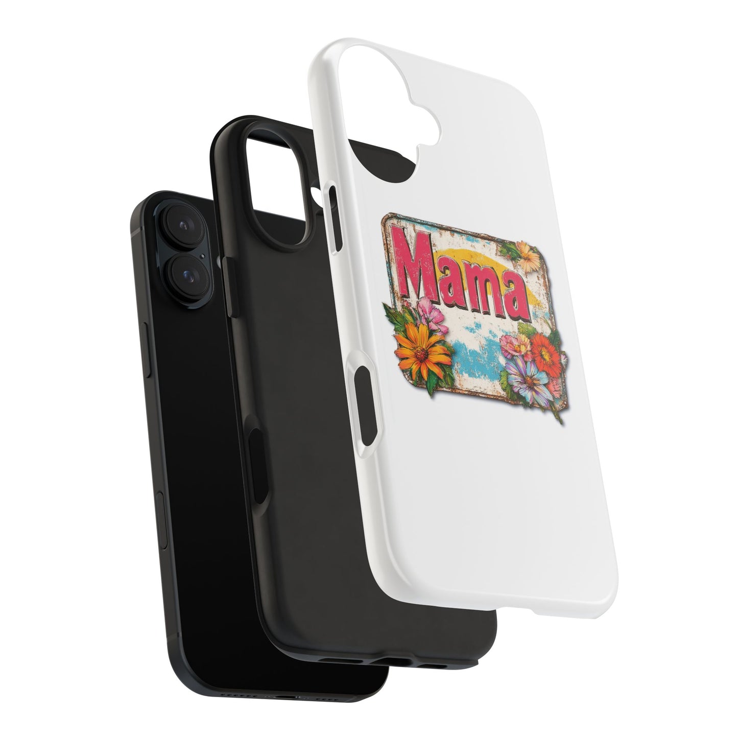 Retro Mama T-Shirt – 70's Style Mother's Day Gift Hard Phone Case For Men and Women