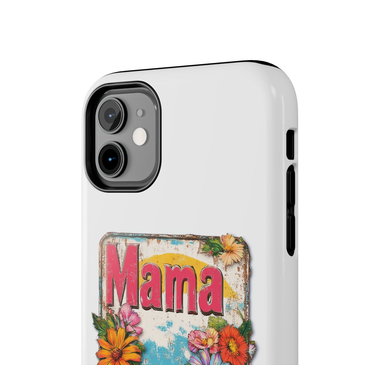 Retro Mama T-Shirt – 70's Style Mother's Day Gift Hard Phone Case For Men and Women