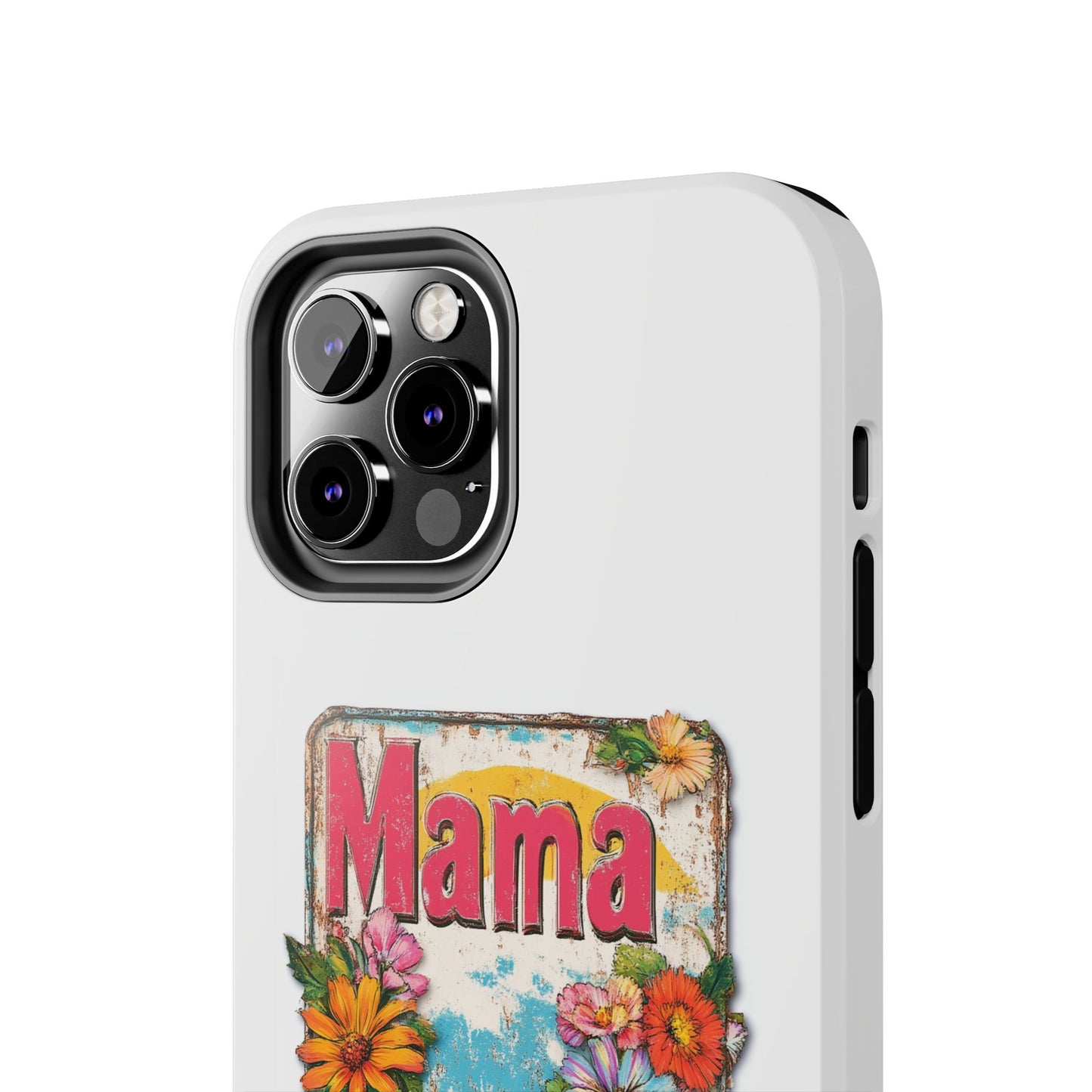 Retro Mama T-Shirt – 70's Style Mother's Day Gift Hard Phone Case For Men and Women