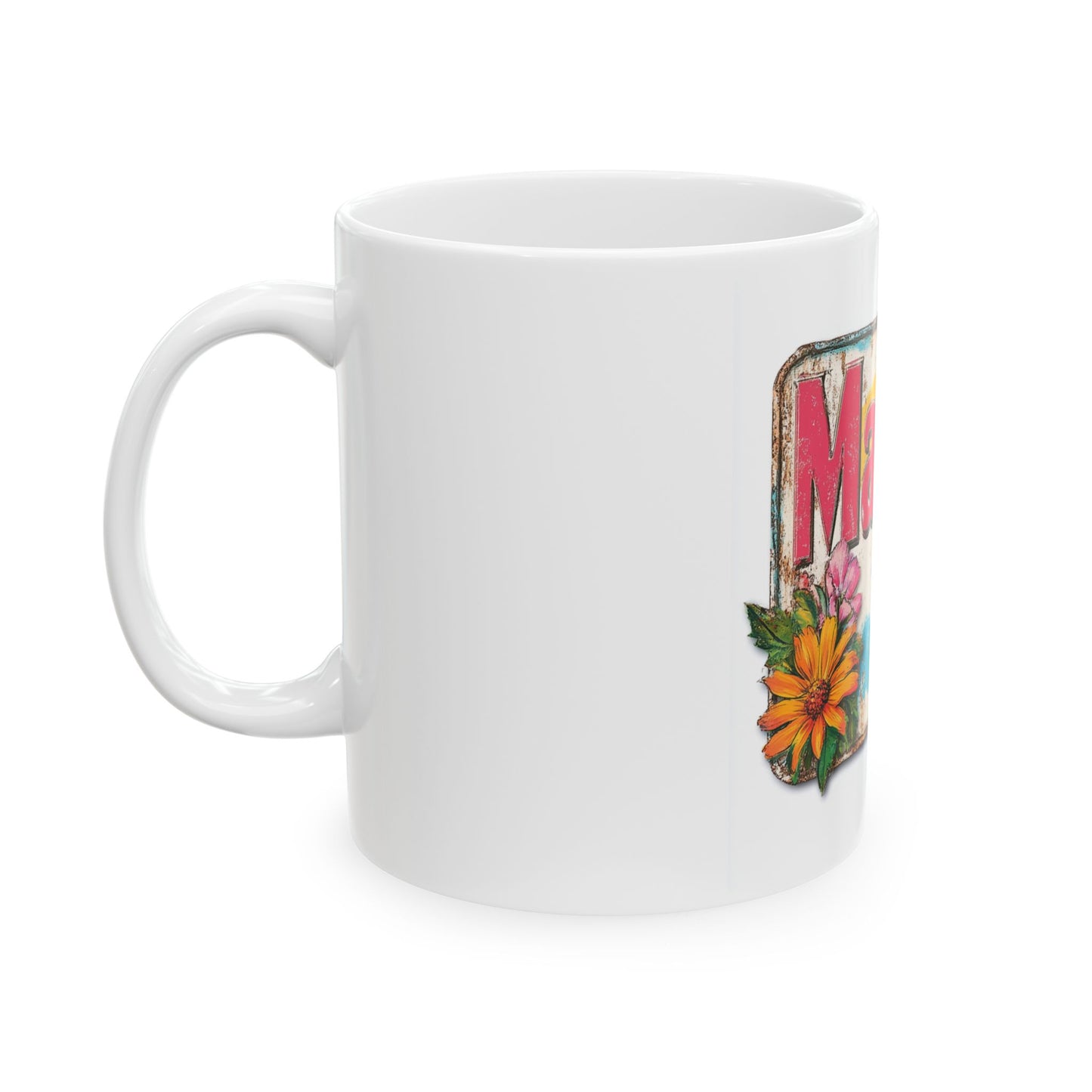 Retro Mama T-Shirt – 70's Style Mother's Day Gift Ceramic Mug For Men and Women