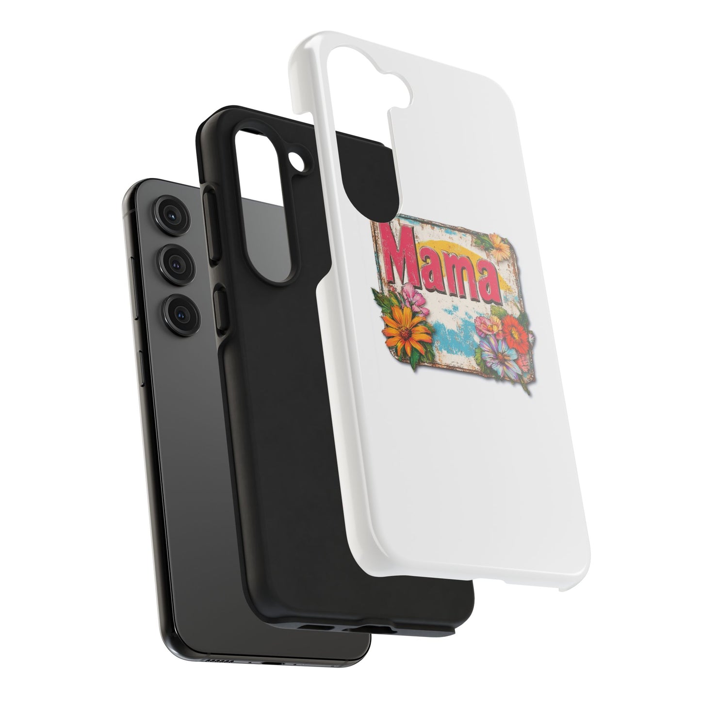 Retro Mama T-Shirt – 70's Style Mother's Day Gift Hard Phone Case For Men and Women