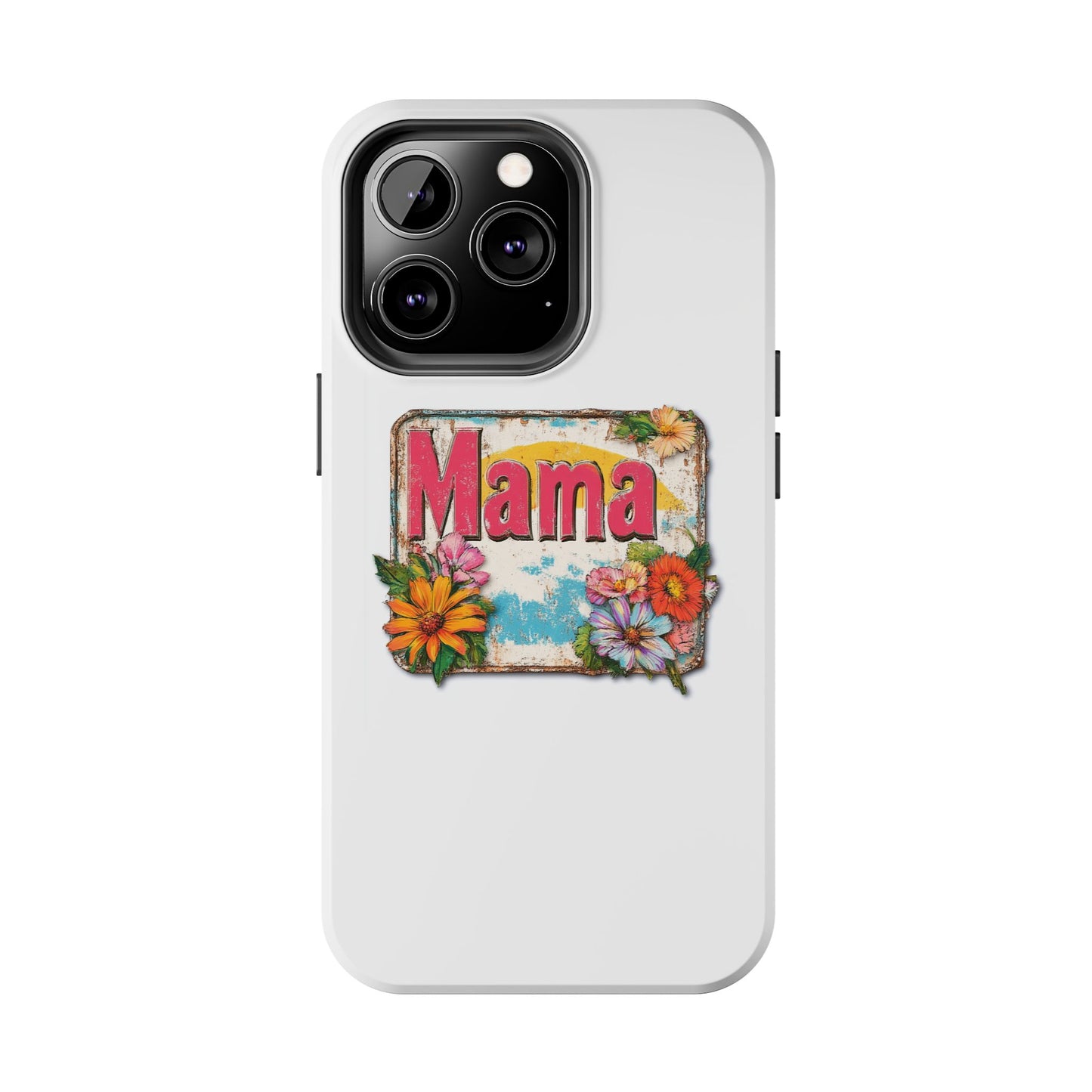 Retro Mama T-Shirt – 70's Style Mother's Day Gift Hard Phone Case For Men and Women