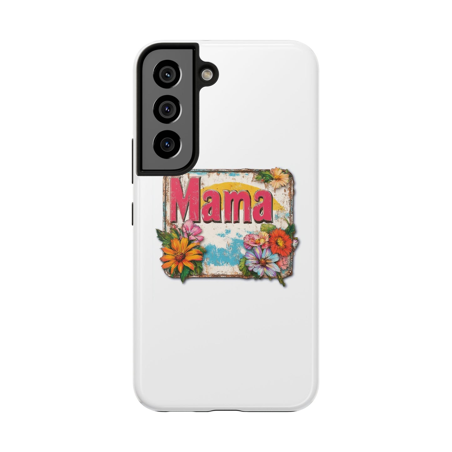 Retro Mama T-Shirt – 70's Style Mother's Day Gift Hard Phone Case For Men and Women