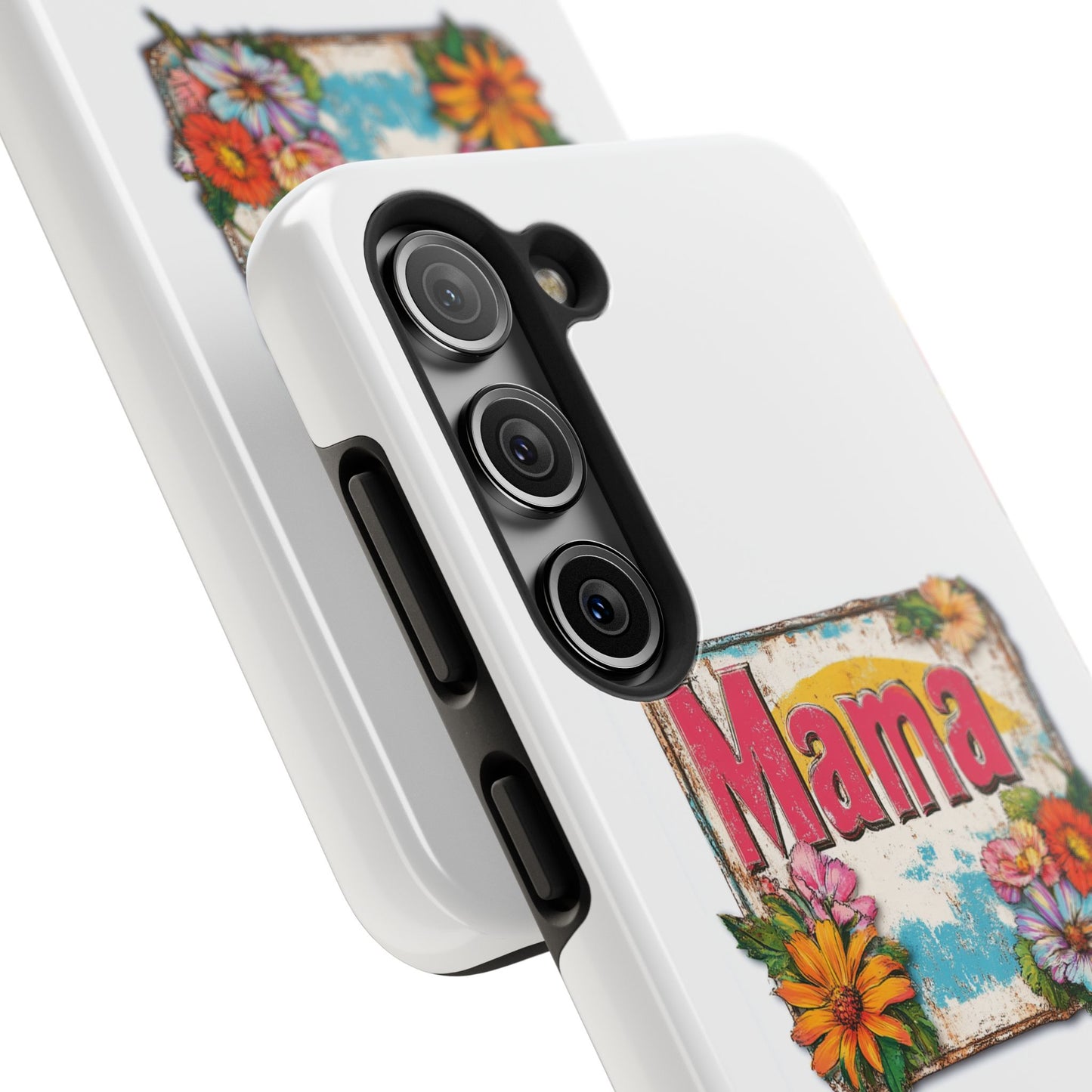 Retro Mama T-Shirt – 70's Style Mother's Day Gift Hard Phone Case For Men and Women