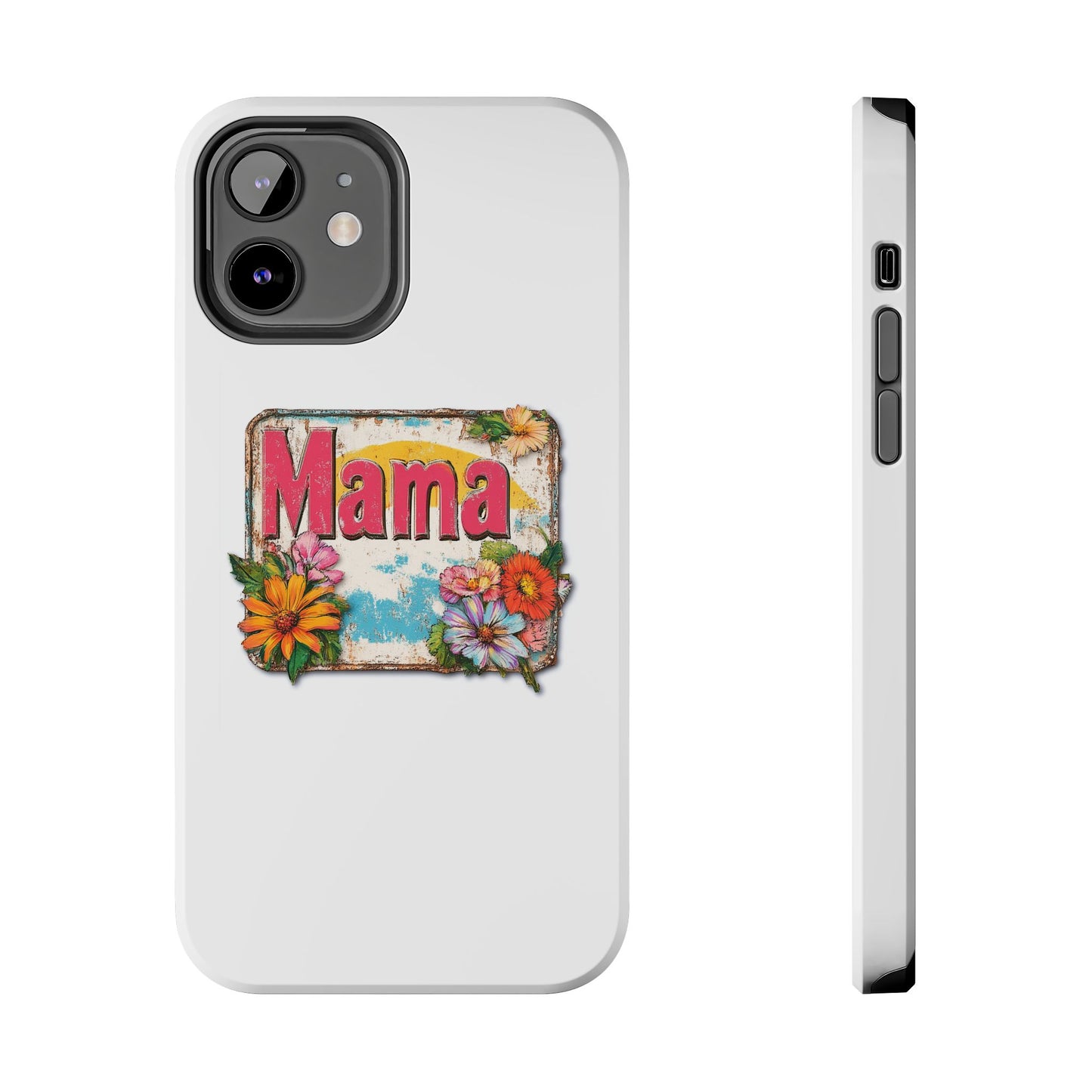Retro Mama T-Shirt – 70's Style Mother's Day Gift Hard Phone Case For Men and Women