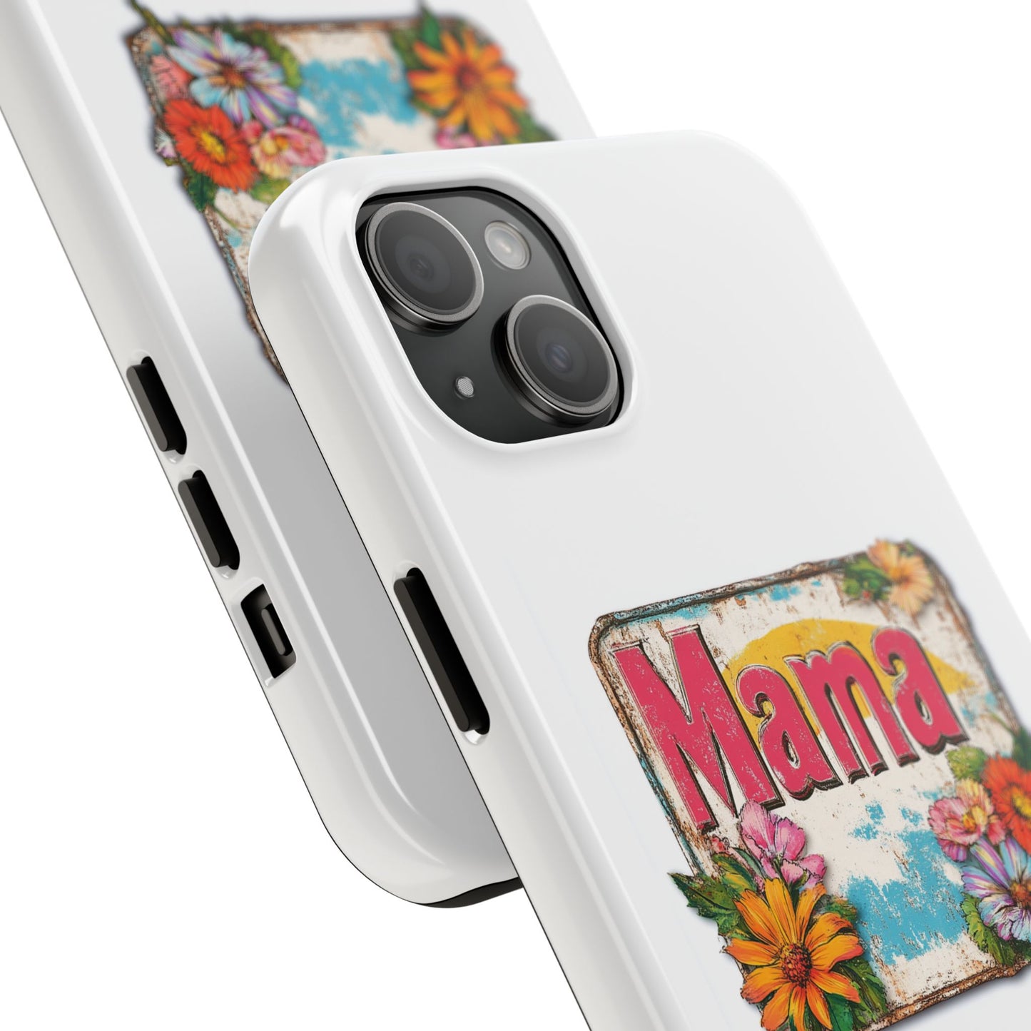 Retro Mama T-Shirt – 70's Style Mother's Day Gift Hard Phone Case For Men and Women