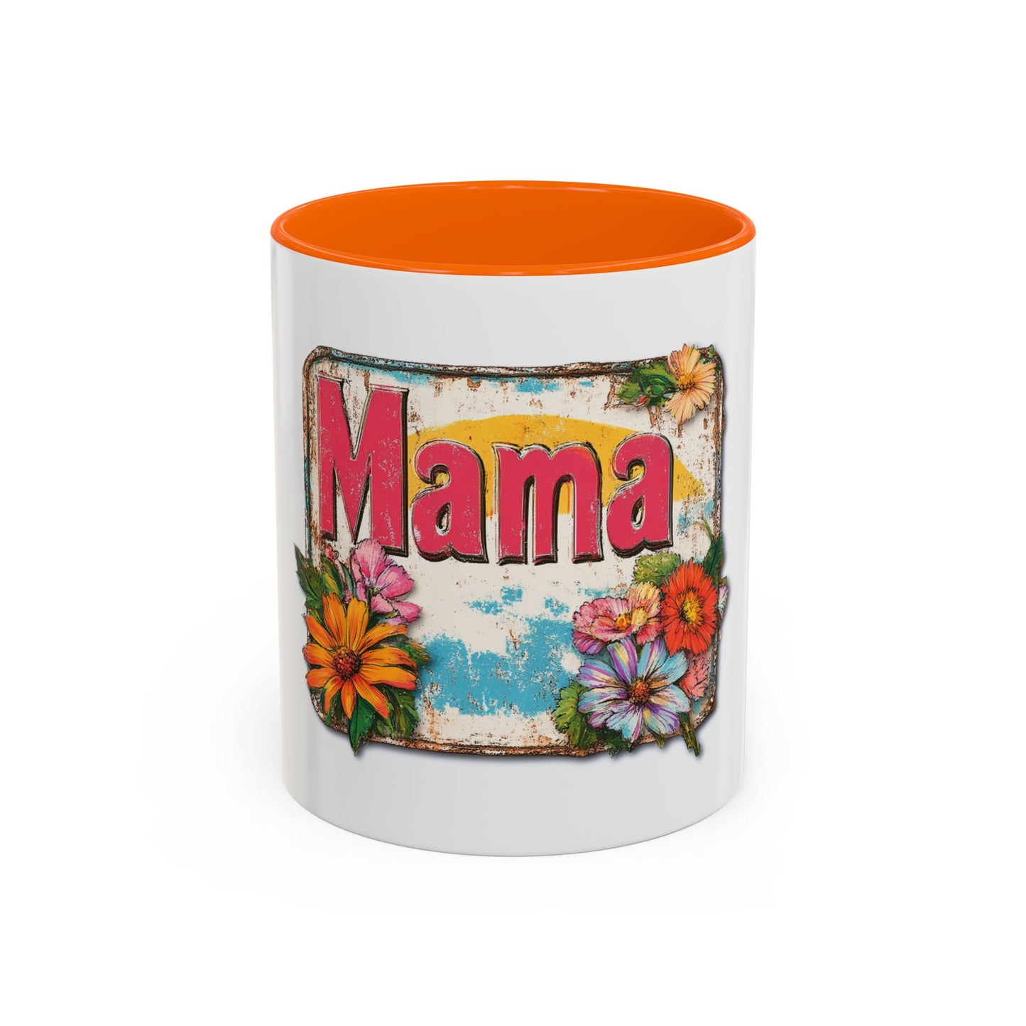 Retro Mama T-Shirt – 70's Style Mother's Day Gift Accent Mug For Men and Women