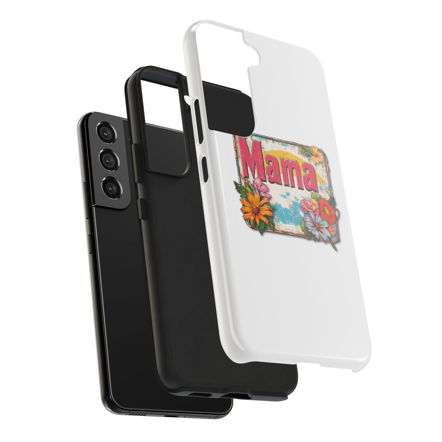 Retro Mama T-Shirt – 70's Style Mother's Day Gift Hard Phone Case For Men and Women