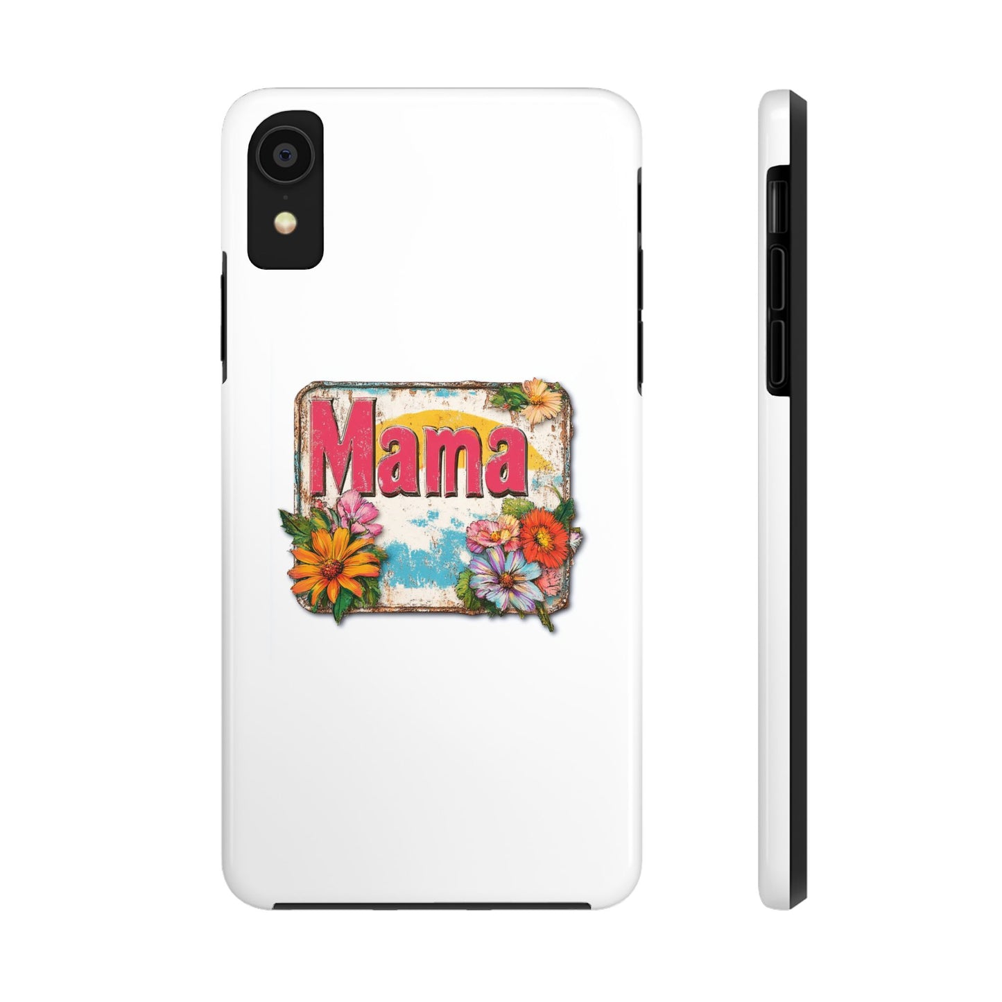 Retro Mama T-Shirt – 70's Style Mother's Day Gift Hard Phone Case For Men and Women